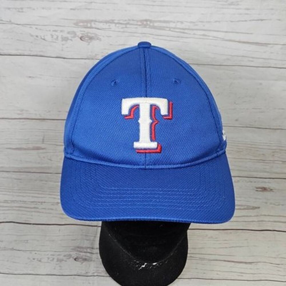 Texas Rangers Hat OC Sports Team MLB Baseball Cap Men's OSFM Blue Adjustable